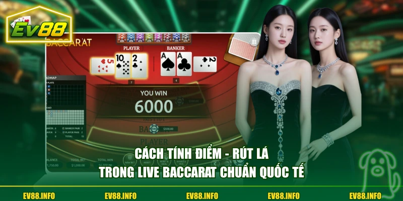 Cẩm Nang Live Baccarat Quan Trọng Khi Cá Cược Tại EV88 1 Cách tính điểm - rút lá trong Live Baccarat chuẩn quốc tế
